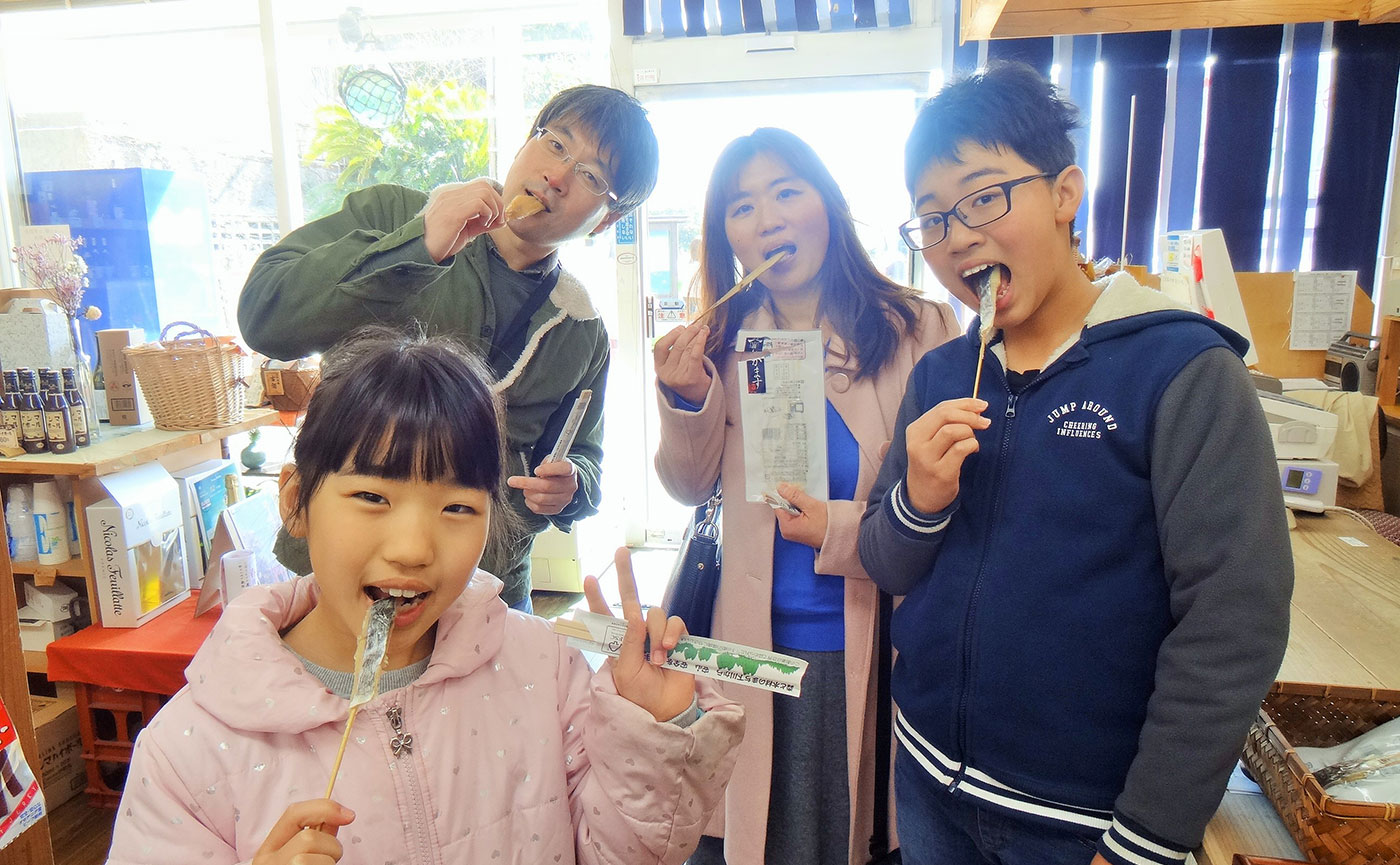 鳥羽の台所つまみ食いウォーキング